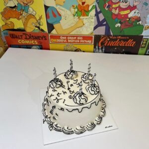 2D Style Cake E