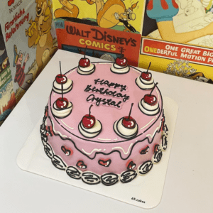 2D Style Cake